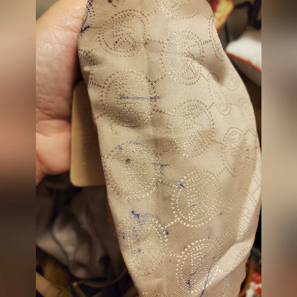 Michael Kors Grayson Suede Satchel  *FLAWS INSIDE - Picture 10 of 15